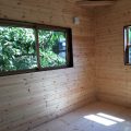 薪ストーブのある平屋の内装４|大垣市の注文住宅,ログハウスのような木の家を低価格で建てるならエイ・ワン