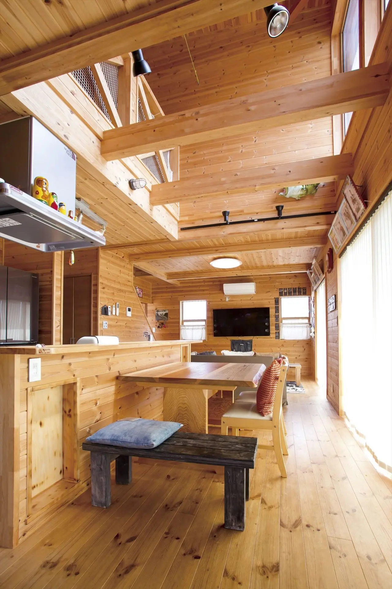 在来工法で建てるログハウス？