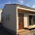 別荘に最適な平屋の外観|新島村の注文住宅,ログハウスのような木の家を低価格で建てるならエイ・ワン