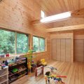 家族で暮らすナチュラルテイストの平屋の子供部屋｜かすみがうら市の注文住宅,ログハウスのような木の家を低価格で建てるならエイ・ワン