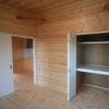 ドッグラン付平屋の収納|渋川市の注文住宅,ログハウスのような木の家を低価格で建てるならエイ・ワン