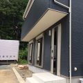 オールアース二階建ての外観４|石岡市の注文住宅,ログハウスのような木の家を低価格で建てるならエイ・ワン