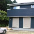 オールアース二階建ての外観６|石岡市の注文住宅,ログハウスのような木の家を低価格で建てるならエイ・ワン