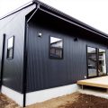 広々リビング平屋の外観|千葉市の注文住宅,ログハウスのような木の家を低価格で建てるならエイ・ワン