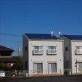 二階建て戸建て賃貸住宅の外観３|水戸市の注文住宅,ログハウスのような木の家を低価格で建てるならエイ・ワン