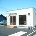 洋菓子店の外観４|伊勢崎市の注文住宅,ログハウスのような木の家を低価格で建てるならエイ・ワン