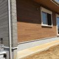 無垢材平屋の外観|石岡市の注文住宅,ログハウスのような木の家を低価格で建てるならエイ・ワン