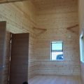 無垢材平屋の洋室|石岡市の注文住宅,ログハウスのような木の家を低価格で建てるならエイ・ワン