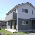 和室付き二階建ての外観｜水戸市の注文住宅,ログハウスのような低価格住宅を建てるならエイ・ワン