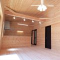 ブラック外観の平屋のLDK｜常陸太田市の注文住宅,ログハウスのような低価格住宅を建てるならエイ・ワン