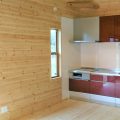 ロフト付平屋のキッチン｜勝浦市の注文住宅,ログハウスのような低価格住宅を建てるならエイ・ワン