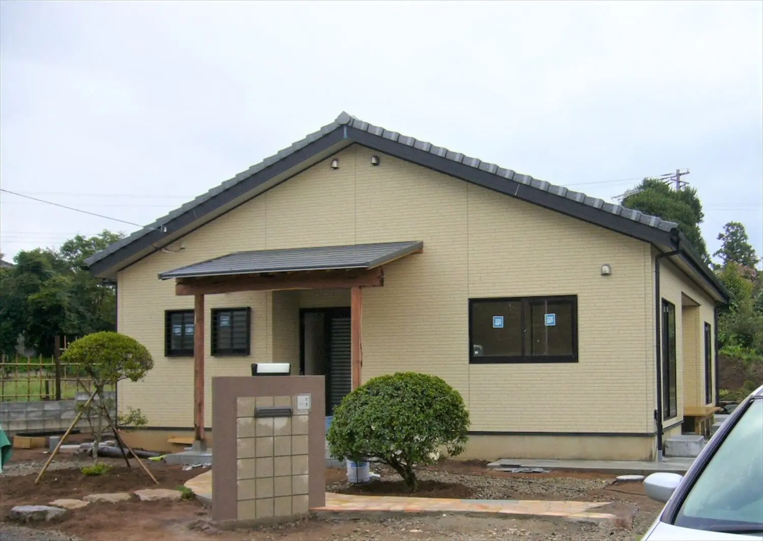 鹿嶋市の平屋 切妻屋根の平屋