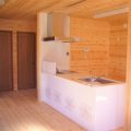 造作収納付き二階建てのキッチン｜水戸市の注文住宅,ログハウスのような低価格住宅を建てるならエイ・ワン