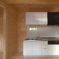 ログハウス風平屋のキッチン｜つくばみらい市の注文住宅,ログハウスのような低価格住宅を建てるならエイ・ワン