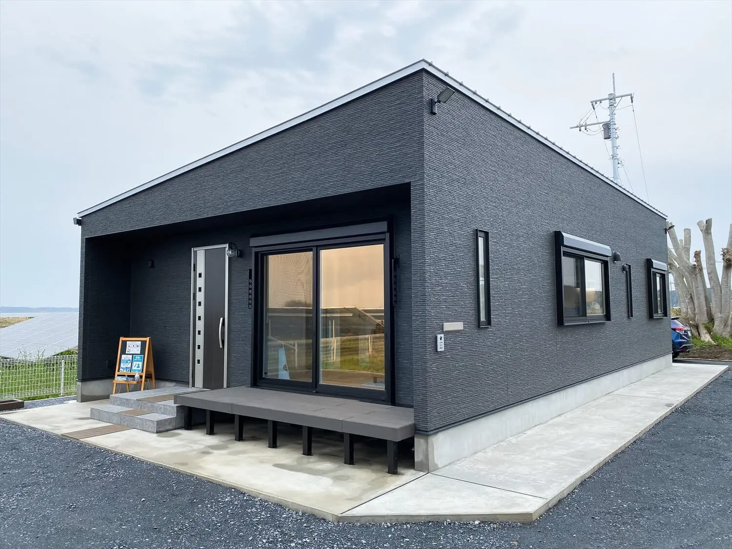 ローコストな平屋住宅の施工事例（外観）