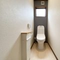トイレ｜多目的に使える土間ホビールームのある笠間市の平屋