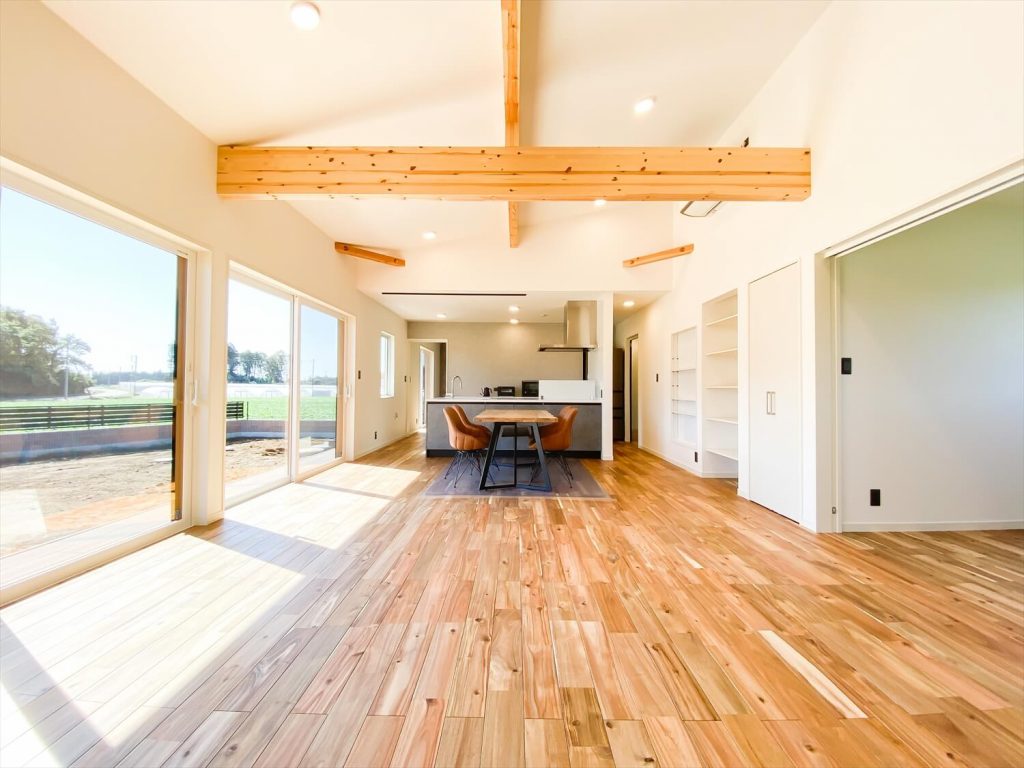 3LDKの平屋のリビング