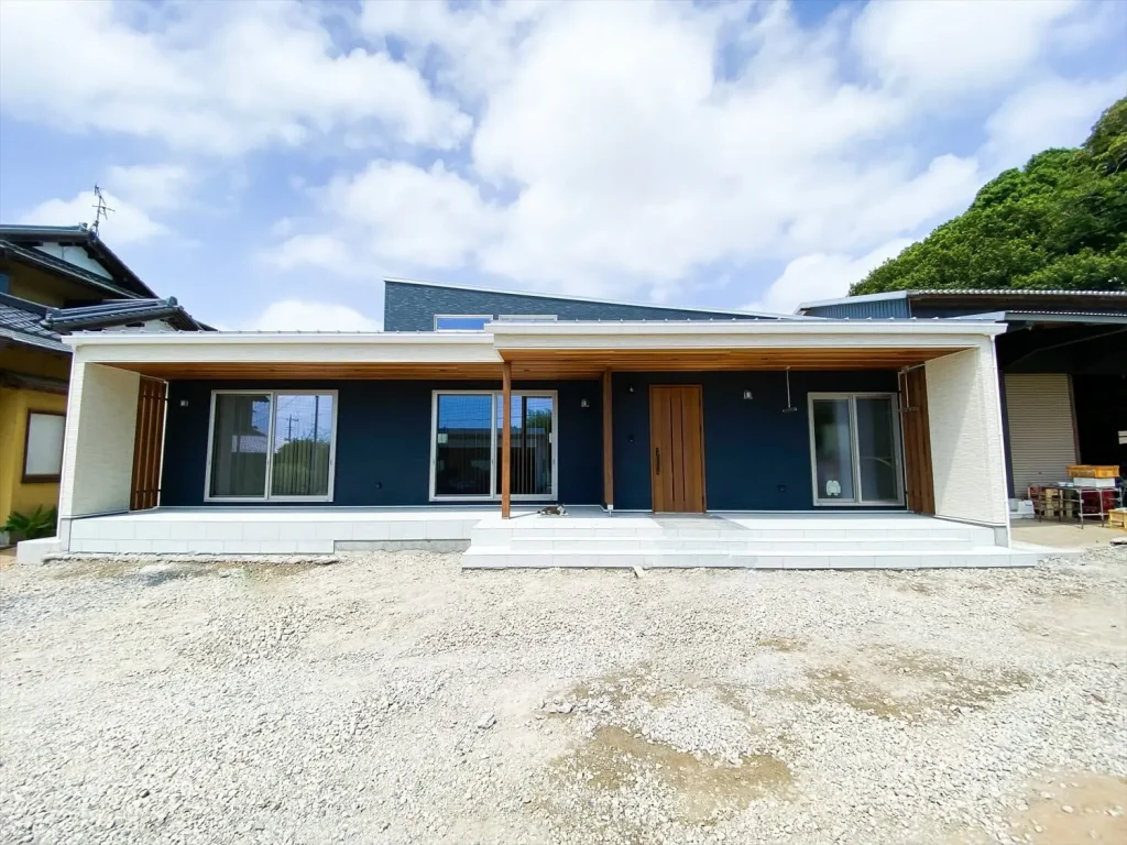 平屋デザイン住宅の外観