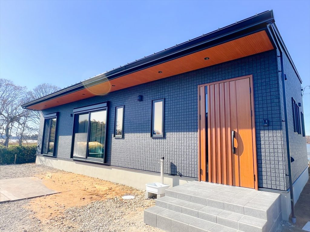 24.54坪の3LDK平屋間取り外観