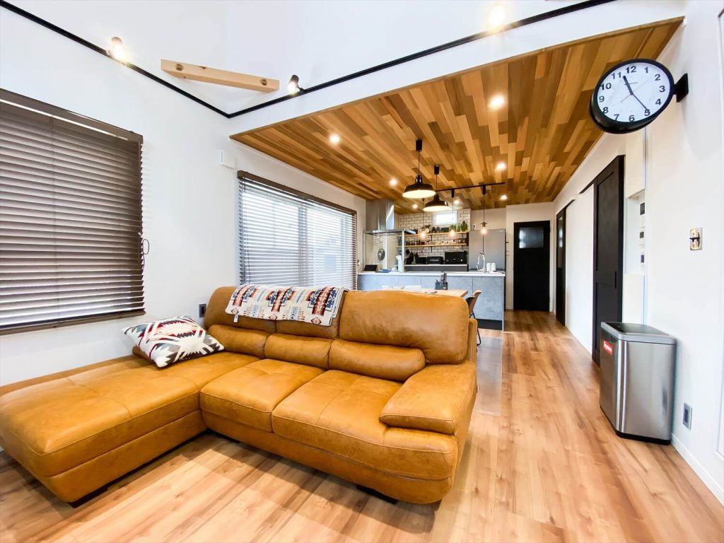 おしゃれなデザイン住宅のリビング