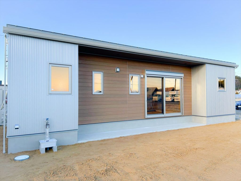 26.80坪の3LDK平屋間取り外観