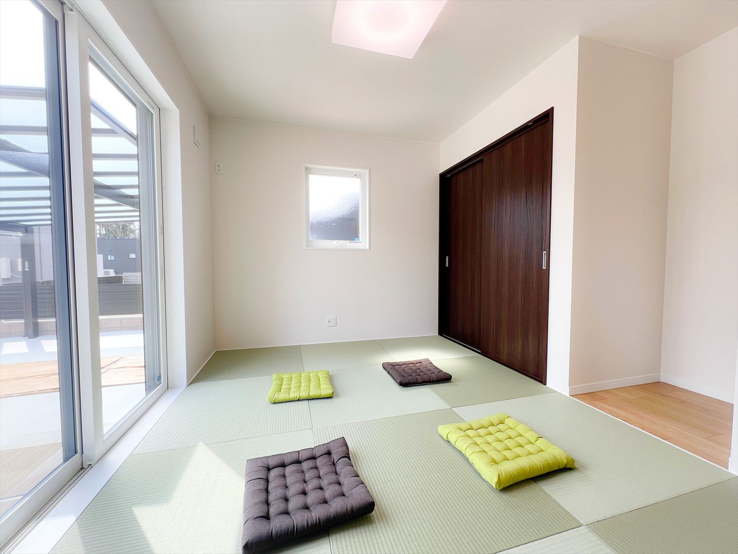 和室｜【39坪/４LDK/二階建て】インナーバルコニー×家事ラク動線