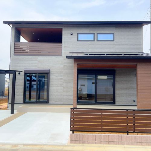 【39坪/４LDK/二階建て】インナーバルコニー×家事ラク動線｜小美玉市