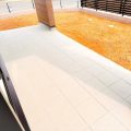 タイルデッキ｜【39坪/４LDK/二階建て】インナーバルコニー×家事ラク動線
