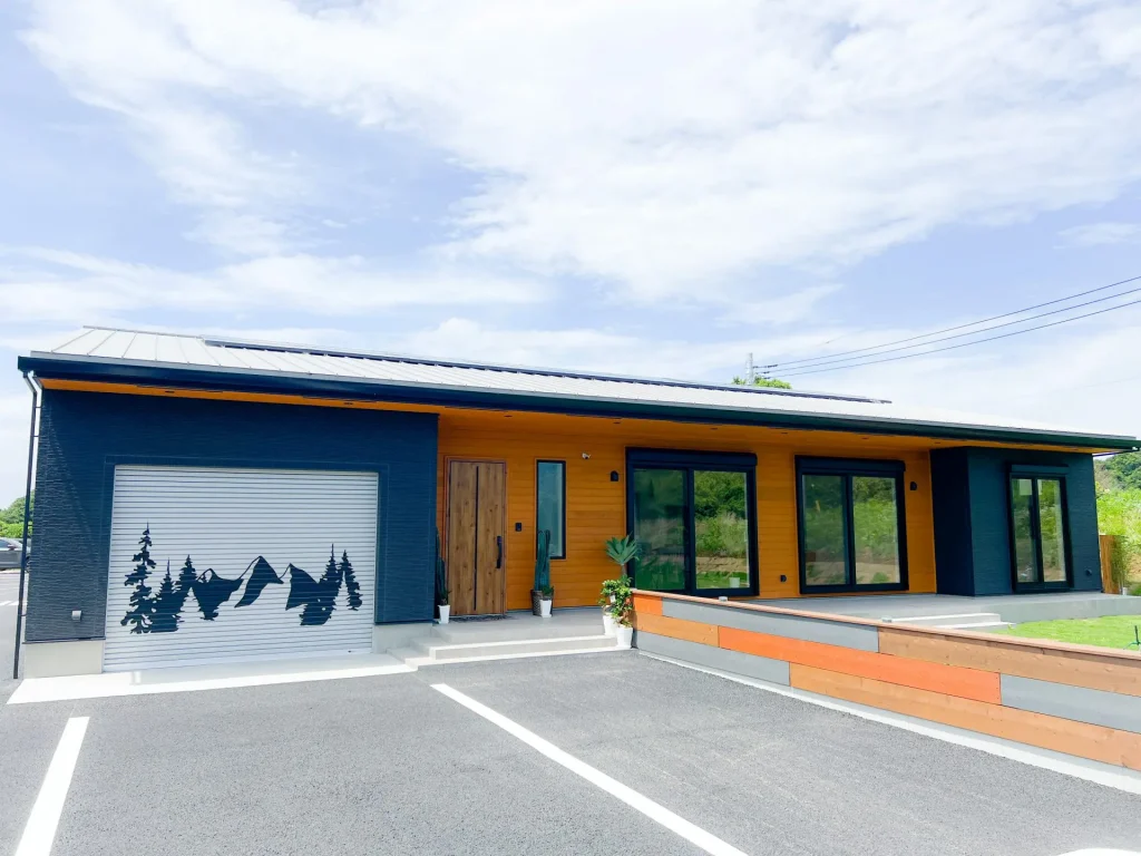 47.84坪の3LDK平屋の外観