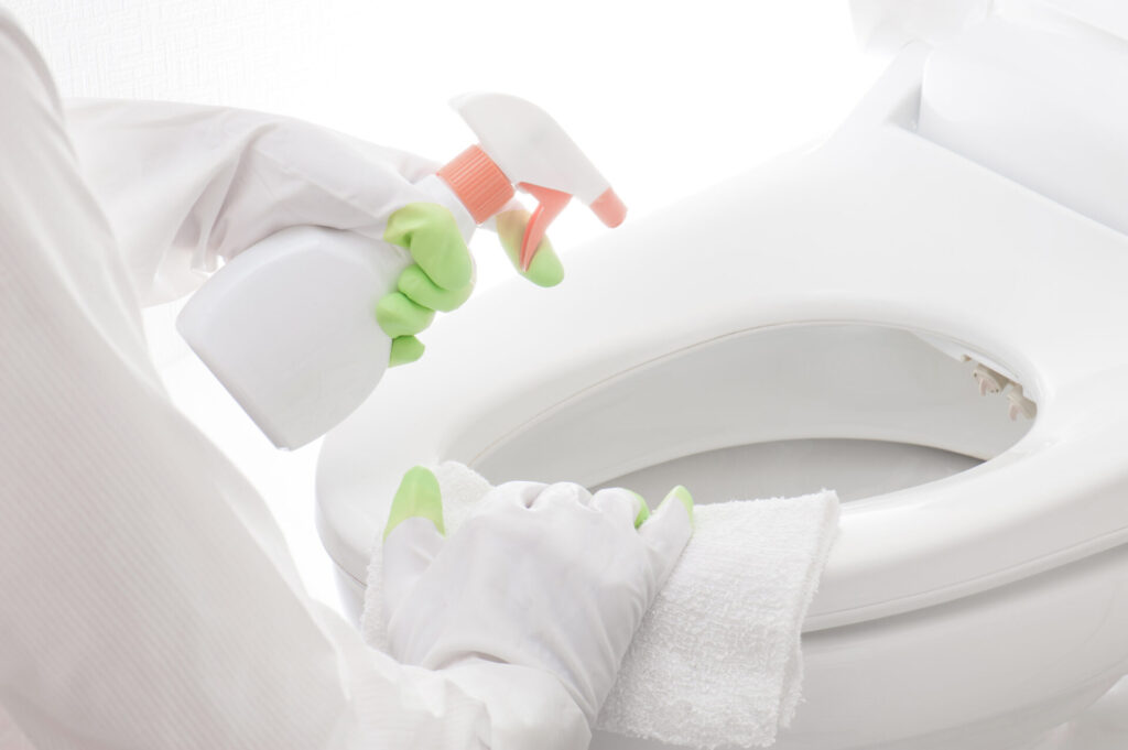 平屋の2つのトイレ掃除