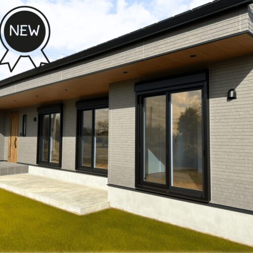 【29坪/3LDK/行方市】深い軒と省動線で快適に暮らす平屋