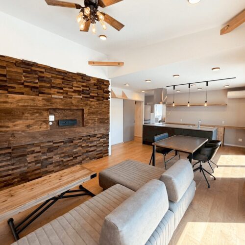 【37坪/行方市/3LDK】ビルトインガレージ×家事ラク動線の平屋