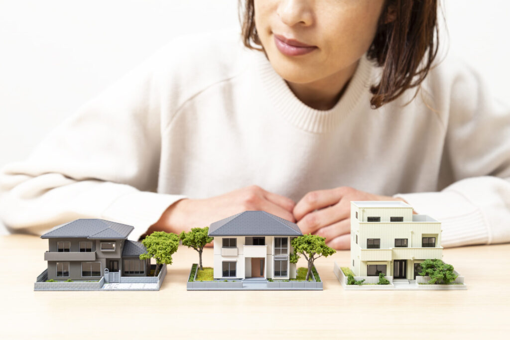 住宅購入を考える女性